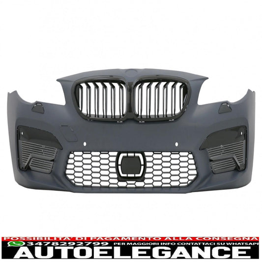 paraurti anteriore con griglie centrali adatto per bmw serie 5 f10 f11 (2011-2017) m5 stile 2020