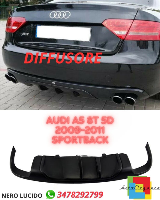 ✨ DIFFUSER SUITABLE FOR Audi A5 8T 5D 2009-2011 Sportback✨