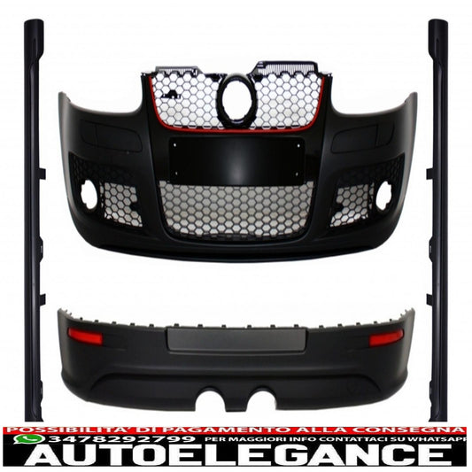 kit carrozzeria adatto per vw golf mk 5 v golf 5 (2003-2007) gti r32 design con minigonne laterali