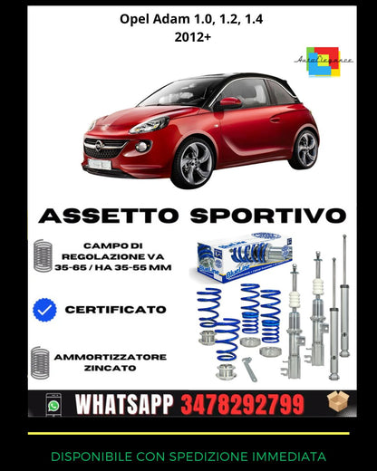 🔥Assetto sportivo ADATTO PER Opel Adam 1.0, 1.2, 1.4  2012+🔥