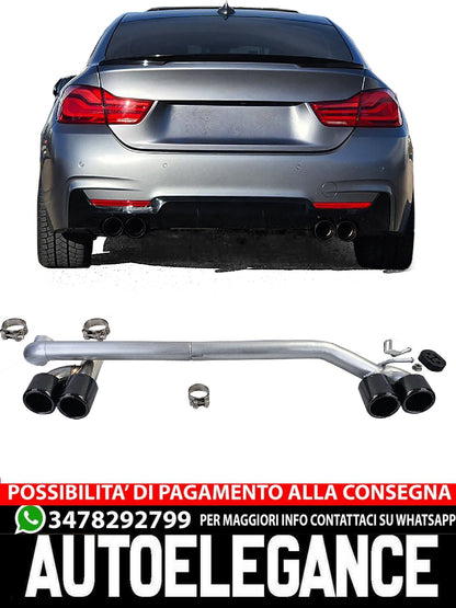 Duplex exhaust pipe conversion look 4 pipes suitable for BMW F32 F33 F36 425 428 430 