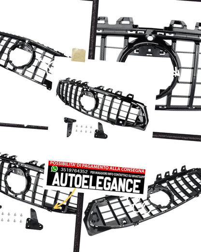 Griglia GT Panamericana adatta per Mercedes CLA W118 dal 2019 nera