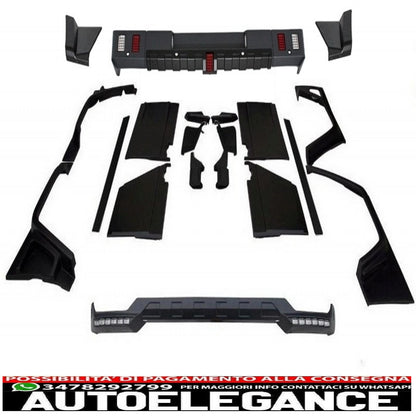 Fiberglass conversion body kit suitable for mercedes g-class w463 (1989-2018) g63 g65 b-design w-star