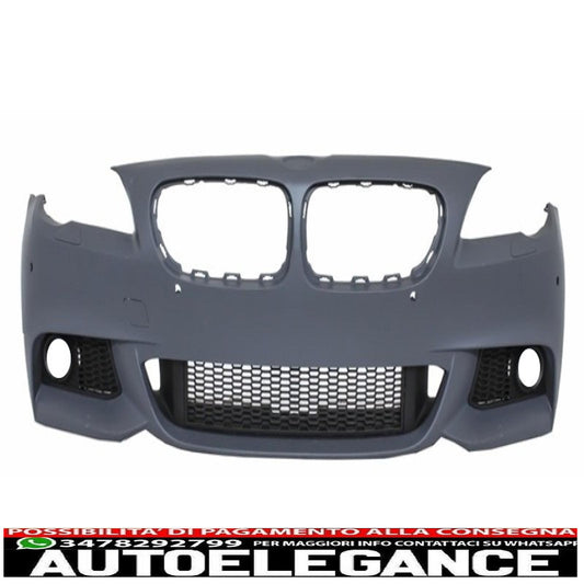 paraurti anteriore adatto per bmw serie 5 f10 f11 (2011-2014) design m-technik senza fendinebbia