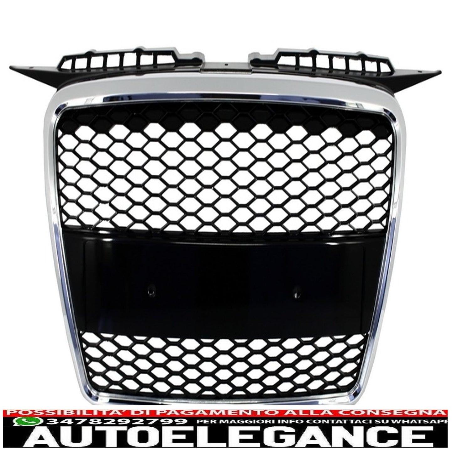 griglia anteriore senza badge adatta per audi a3 8p (2004-2007) rs design