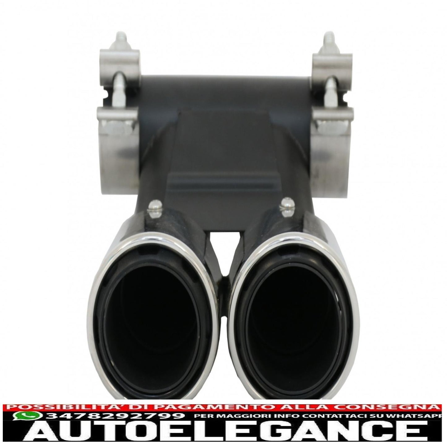 Exhaust tips suitable for Porsche 718 Cayman Boxster 982 (2016-up) chrome 