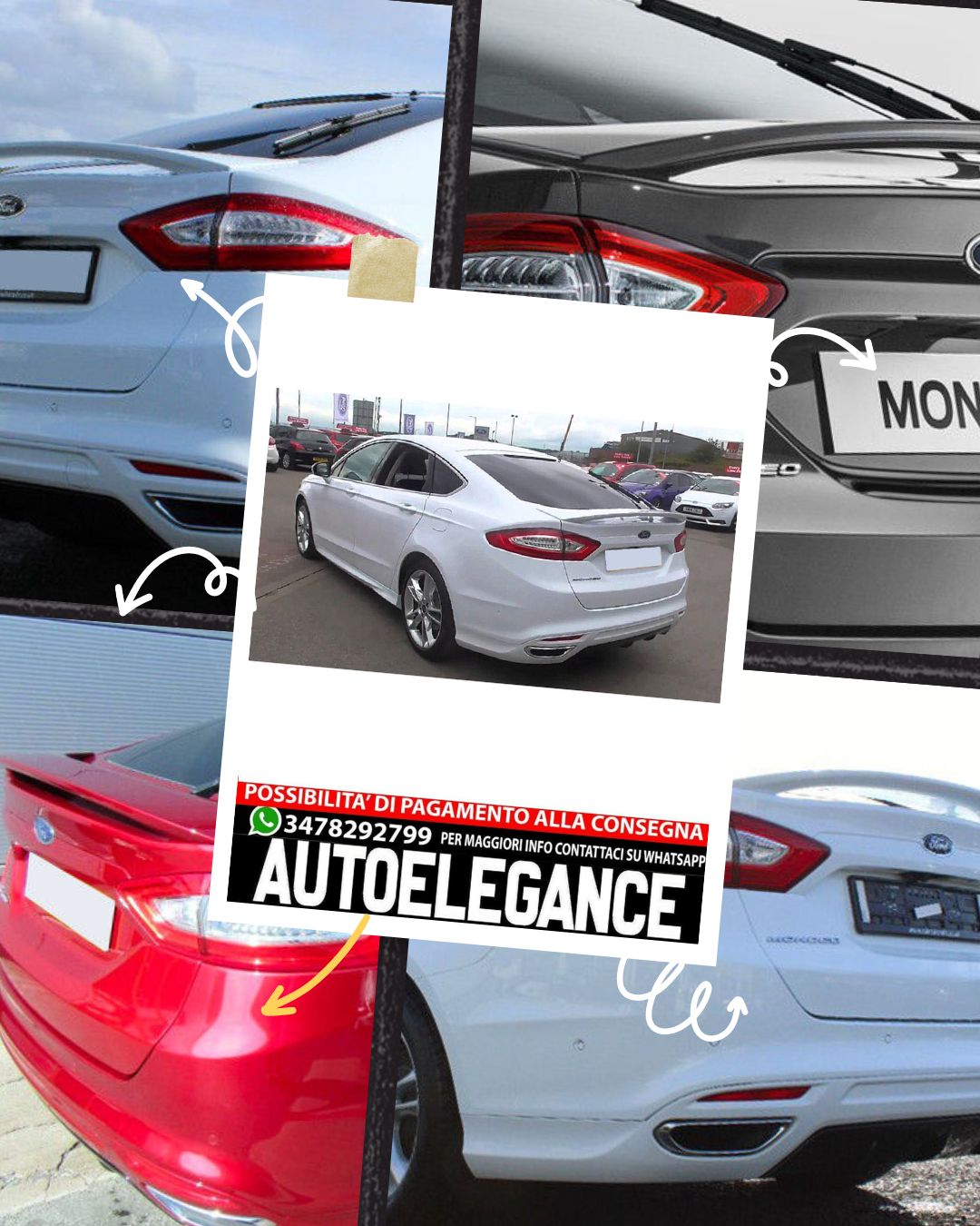 SPOILER ADATTO PER FORD MONDEO MK5 (dal 2014)