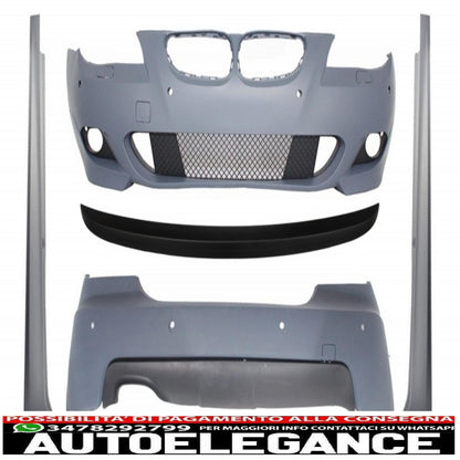 body kit suitable for bmw 5 series e60 (2007-2010) m-technik look spoiler trunk pdc 18mm
