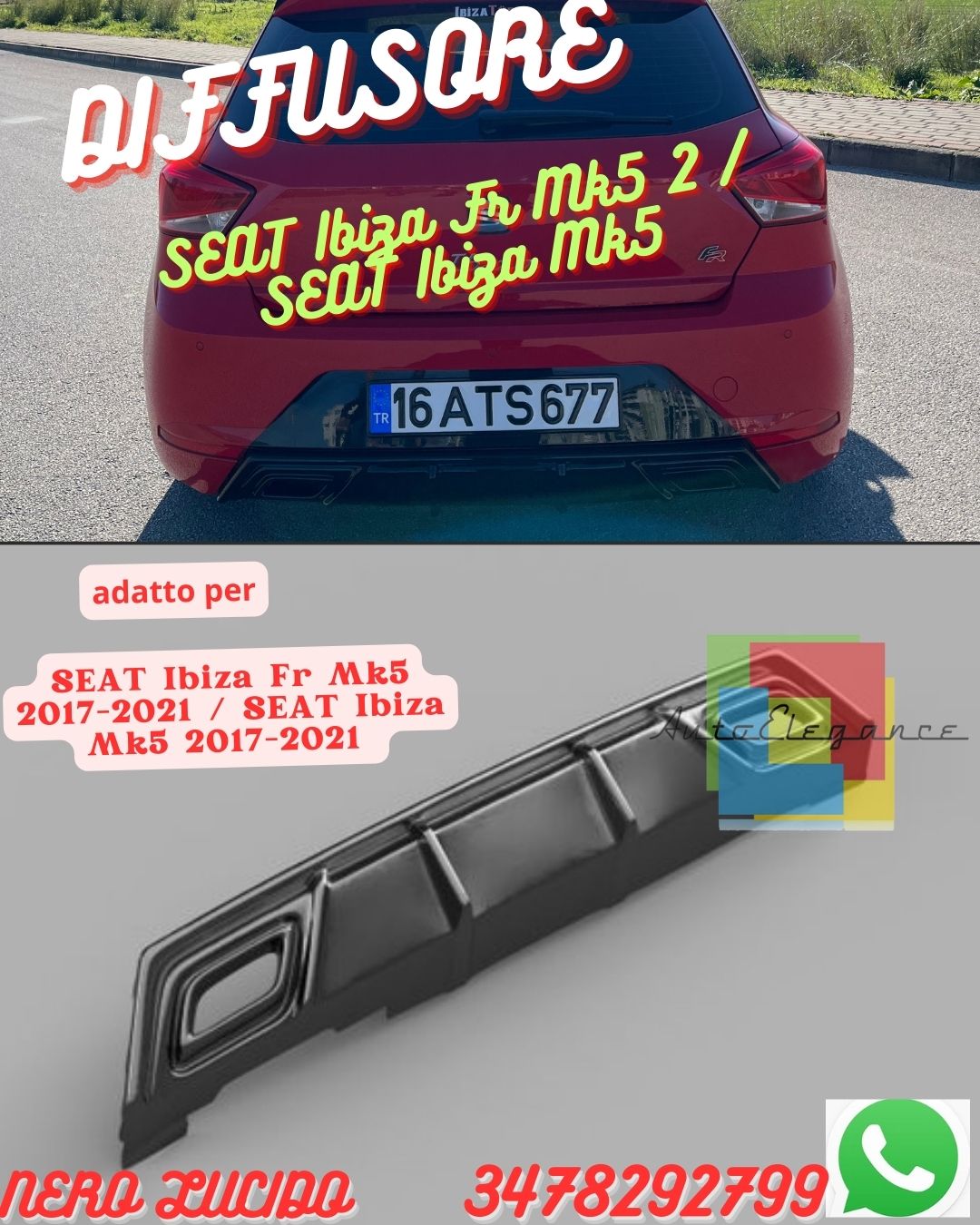 SEAT Ibiza Fr Mk5 2017-2021 / SEAT Ibiza Mk5 2017-2021