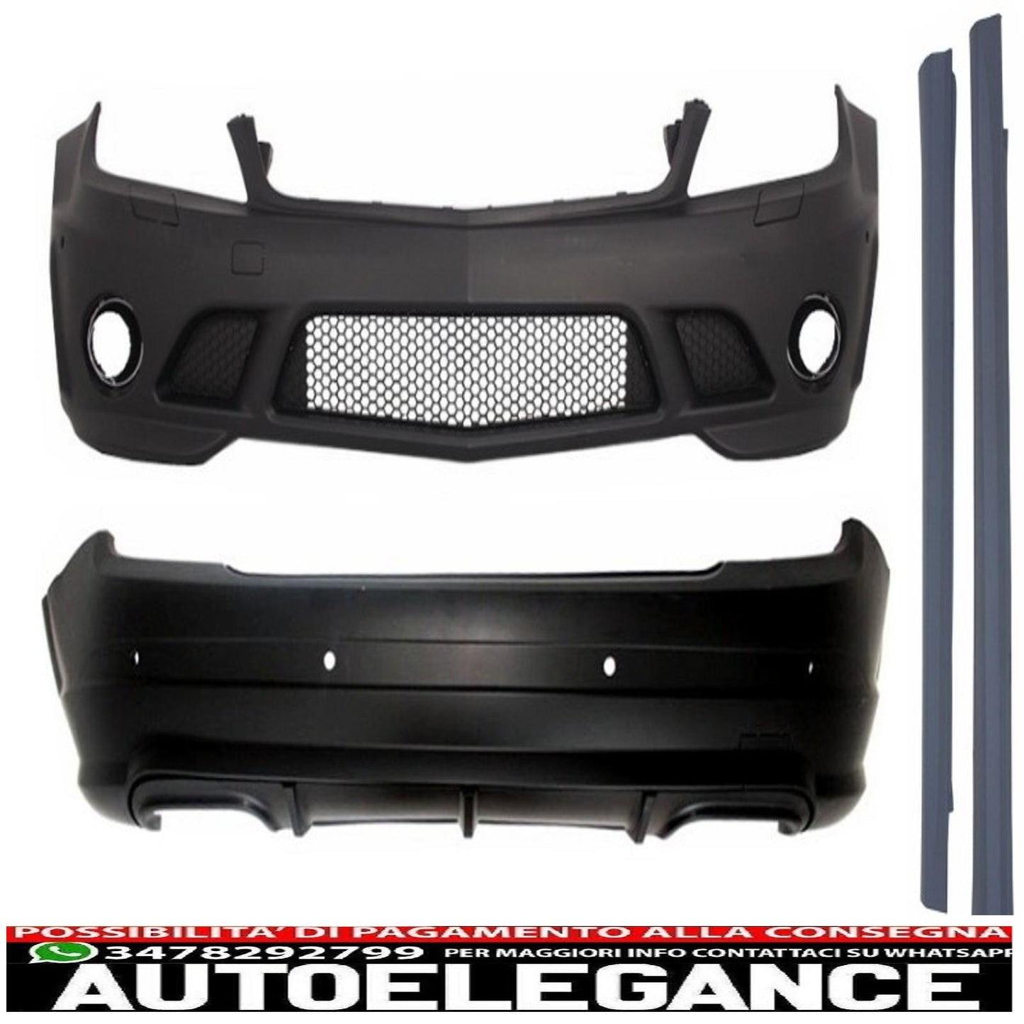 body kit suitable for mercedes-benz c-class w204 (2007-2012) c63 a-design