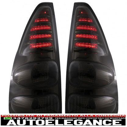 LED rear lights suitable for toyota land cruiser fj120 (2003-2008) smoke