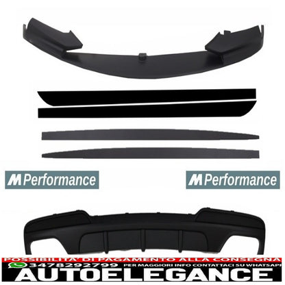 additional conversion kit extension to m-performance design suitable for bmw 5 series f10 f11 (2011-2017) sedan touring