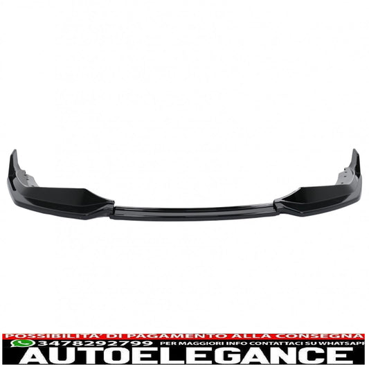 Labbro spoiler paraurti anteriore adatto per BMW serie 3 G20 berlina G21 Touring (2018-2022) M Sport Piano Black
