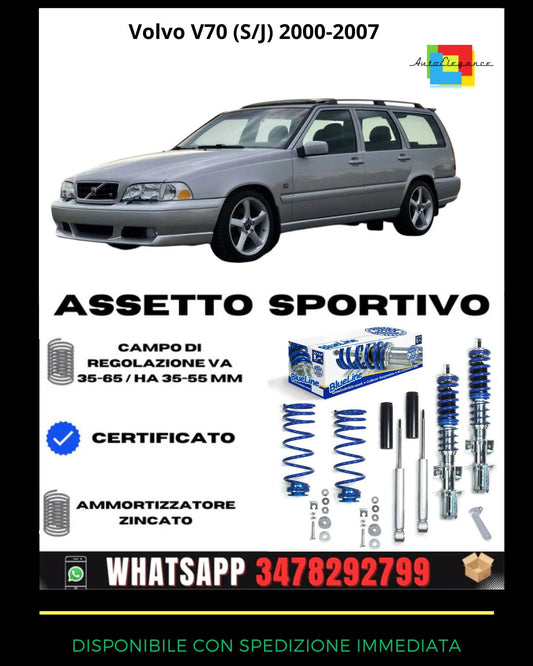 🔥Assetto sportivo ADATTO per Volvo V70 (S/J) 2000-2007🔥