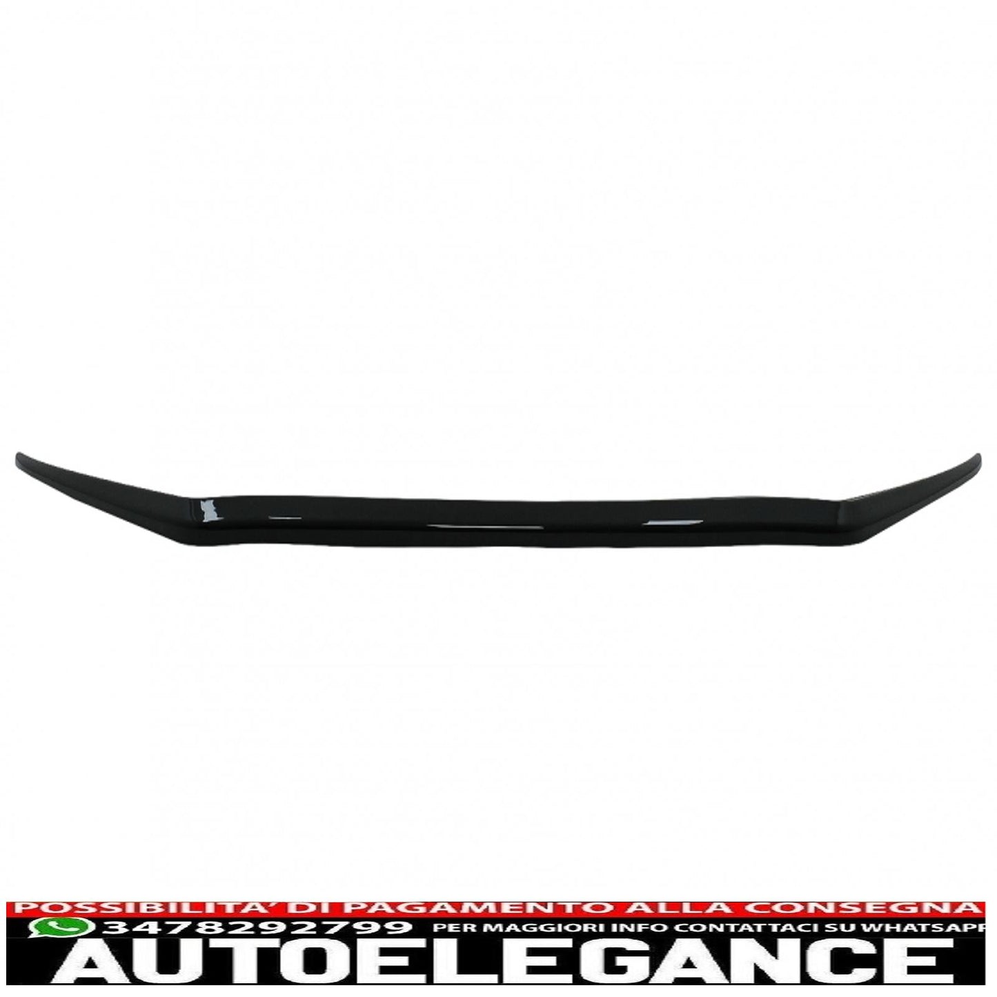 Front Bumper Lip Extension Spoiler Fit For Ford Puma (2019 Onwards) Piano Black For St-Line Only 
