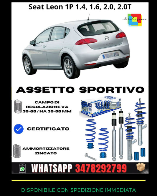🔥Assetto sportivo adatto per Seat Leon 1P 1.4, 1.6, 2.0, 2.0T🔥