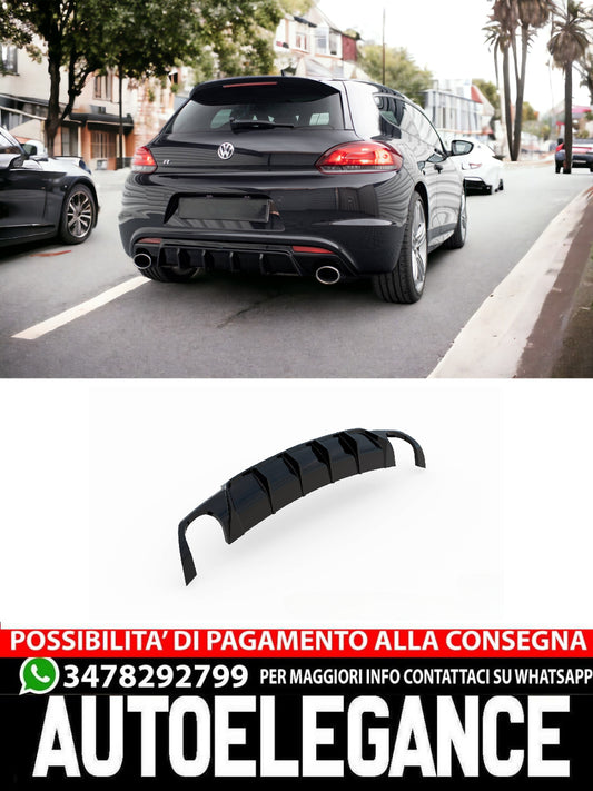 REAR DIFFUSER V.2 SUITABLE FOR VOLKSWAGEN SCIROCCO R MK3 