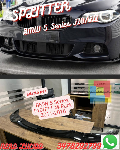 ⭐SPLITTER ADATTO PER BMW 5 Series F10/F11 M-Pack 2011-2016 ⭐