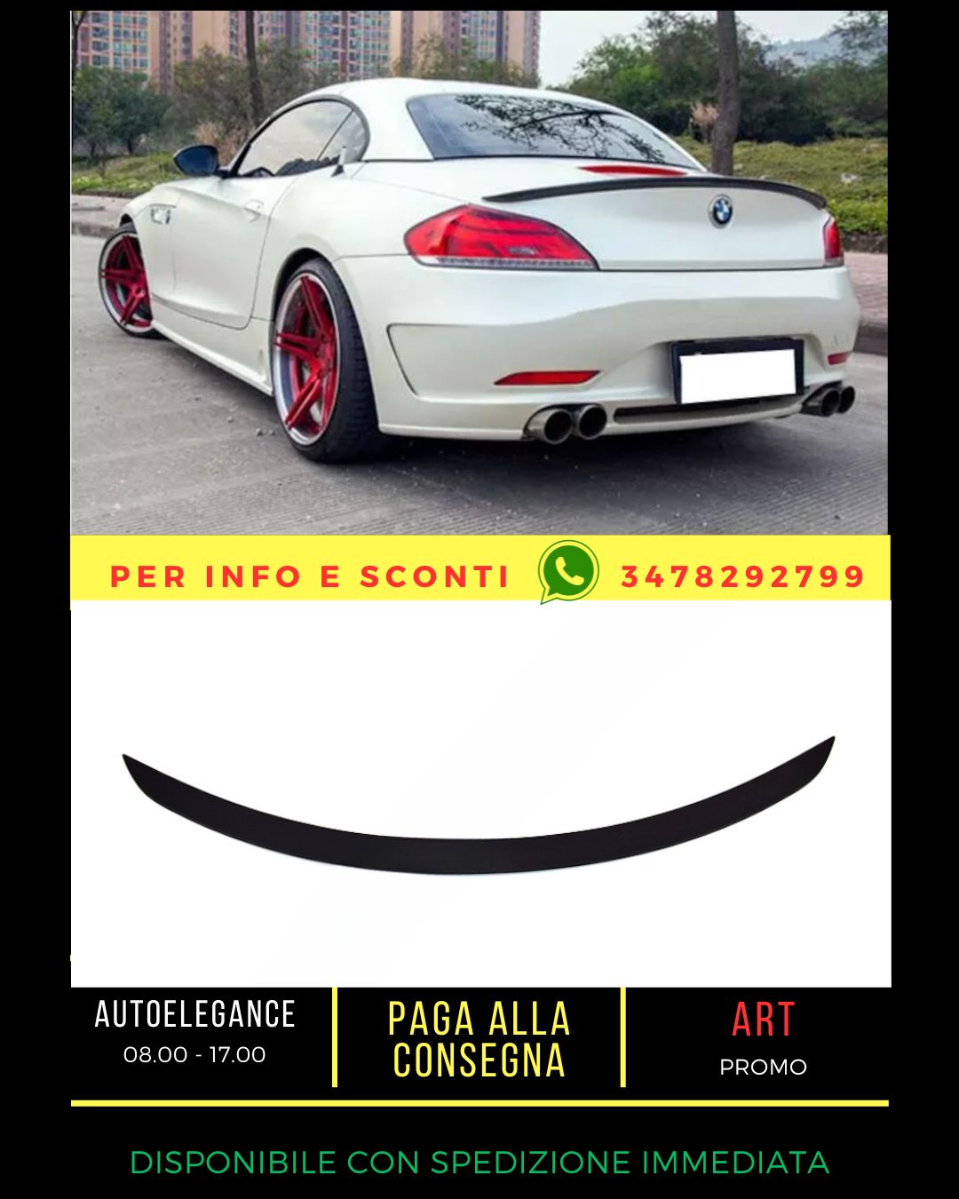 ✨SPOILER SUITABLE FOR BMW Z4 E89 2009-2016✨