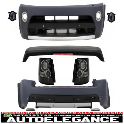 body kit with smoked rear lights suitable for Land Range Rover Sport L320 Facelift (2009-2013) autobiography design 