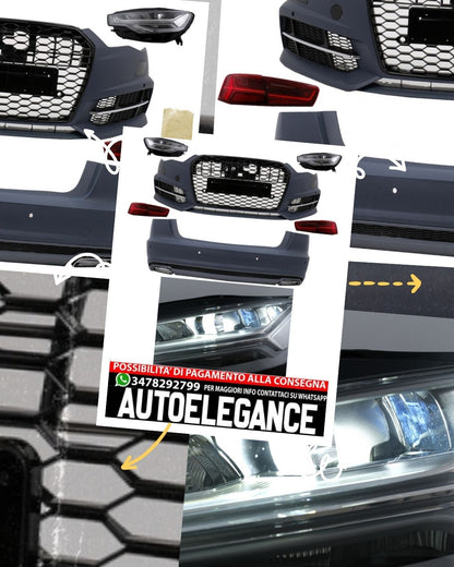 Kit carrozzeria completo adatto per Audi A6 C7 4G Berlina (2011-2017) Conversion