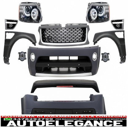 body kit suitable for land rover sport l320 restyling (2009-2013) autobiography design 