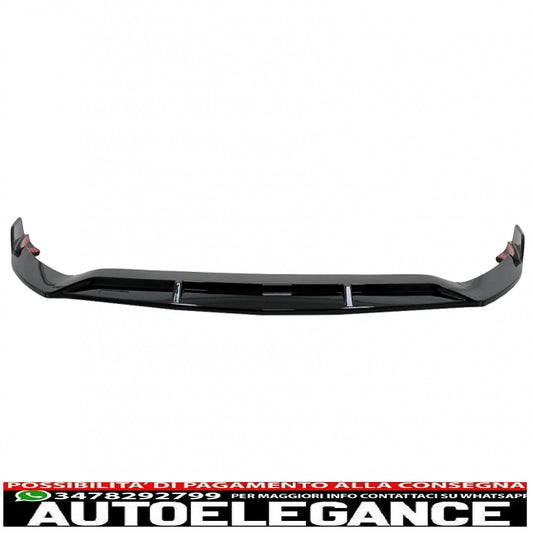 Labbro spoiler paraurti anteriore adatto per mercedes classe A w177 v177 (2018-up) nero pianoforte