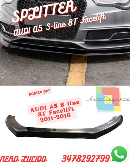 ⭐SPLITTER PER AUDI A5 S-line 8T Facelift 2011-2016 / S5 8T Facelift 2011-2016⭐