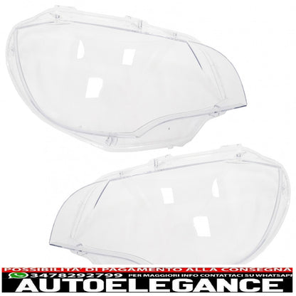 Headlight Lens Glasses Suitable for BMW X6 E71 (2008-2012) 