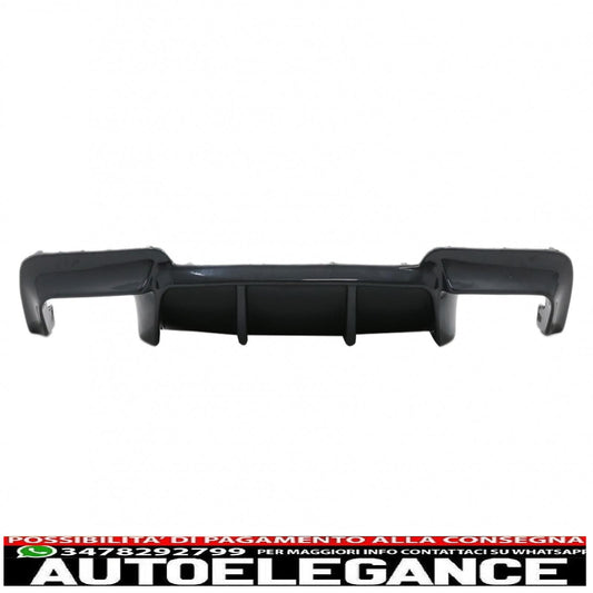 diffusore d'aria a doppia uscita adatto per bmw serie 5 f10 f11 (2011-2017) m design nero pianoforte