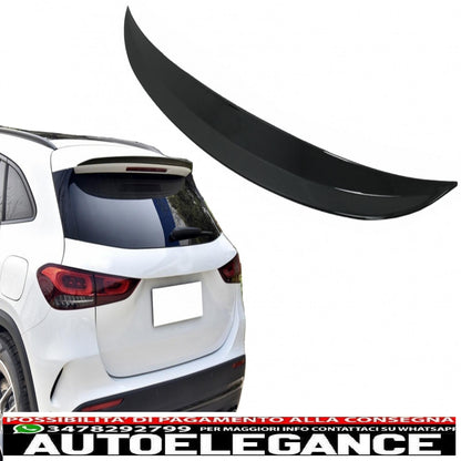 Boot Lid Spoiler Suitable for Mercedes Gla H247 (2020 onwards) Piano Black