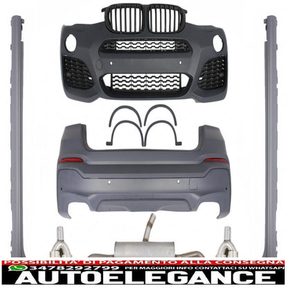 Conversion body kit suitable for bmw f26 x4 (2014-03.2018) design x4m 