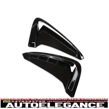 fender air intake gills m-optics glossy black finnish for bmw