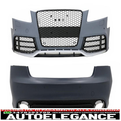 body kit suitable for audi a5 8t pre restyling coupé cabrio (2007-2011) rs5 design 