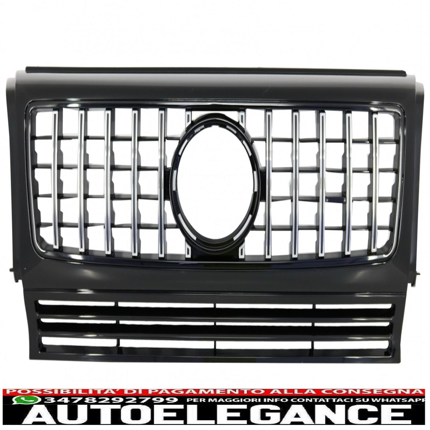 griglia anteriore adatta per mercedes classe g w463 (1990-2014) nuovo design g63 gt-r panamericana