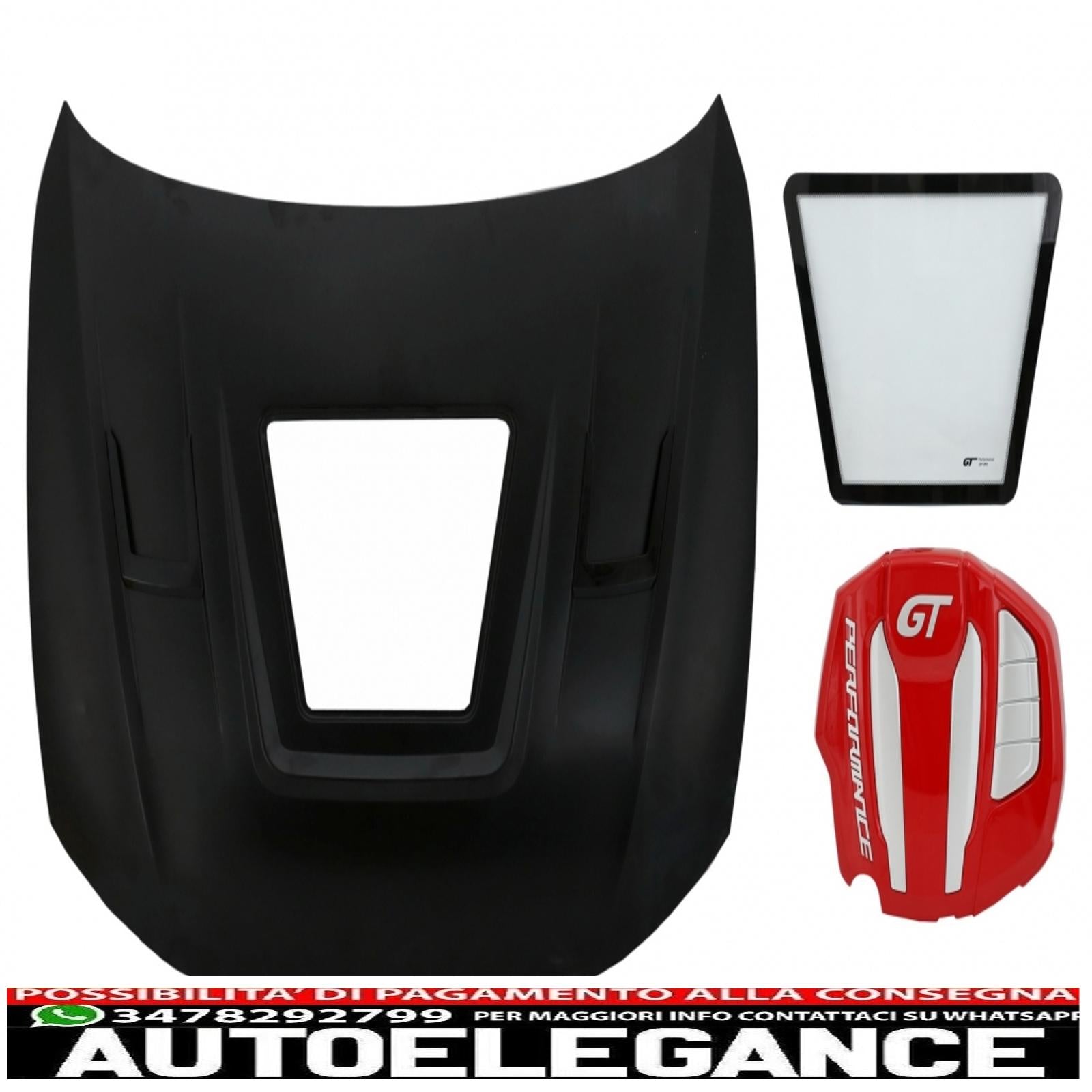 cofano cofano con copertura motore adatto per audi a5 b8.5 (2012-2016) gt design AUTOELEGANCERICAMBI