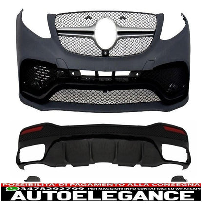 kit carrozzeria completo adatto per mercedes gle w166 suv (2015-2018)