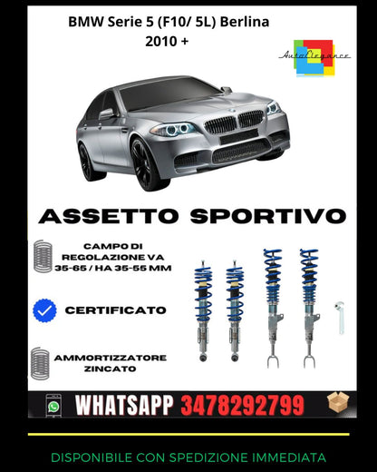 🔥Assetto sportivo adatto per BMW Serie 5 (F10/ 5L) Berlina 2010-🔥