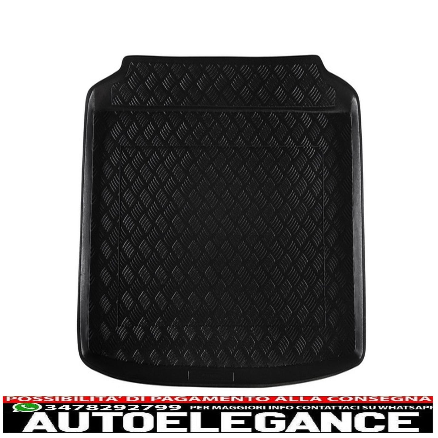 Tappetino per bagagliaio senza antiscivolo adatto per audi a3 8v hatchback sportback (2012-2019) ruota di scorta di dimensioni irregolari