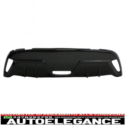 Rear Bumper Diffuser Suitable For Toyota Yaris Mk4 XP210 (2020-up) Piano Black