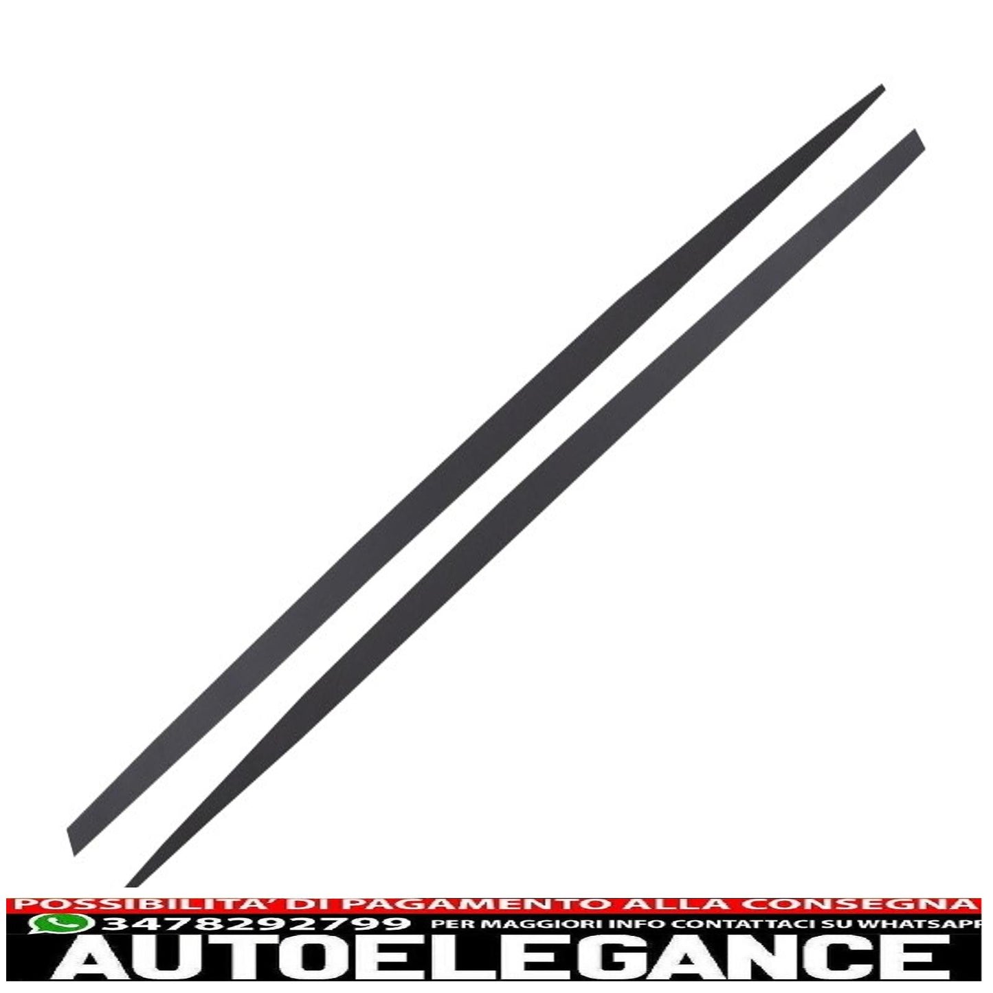 Additional lip extensions for side skirts suitable for BMW F10 F11 5 Series (2011 onwards) M-Performance design