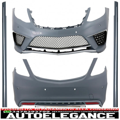 body kit suitable for mercedes s class w222 (2013-06.2017) s63 chrome design special edition 