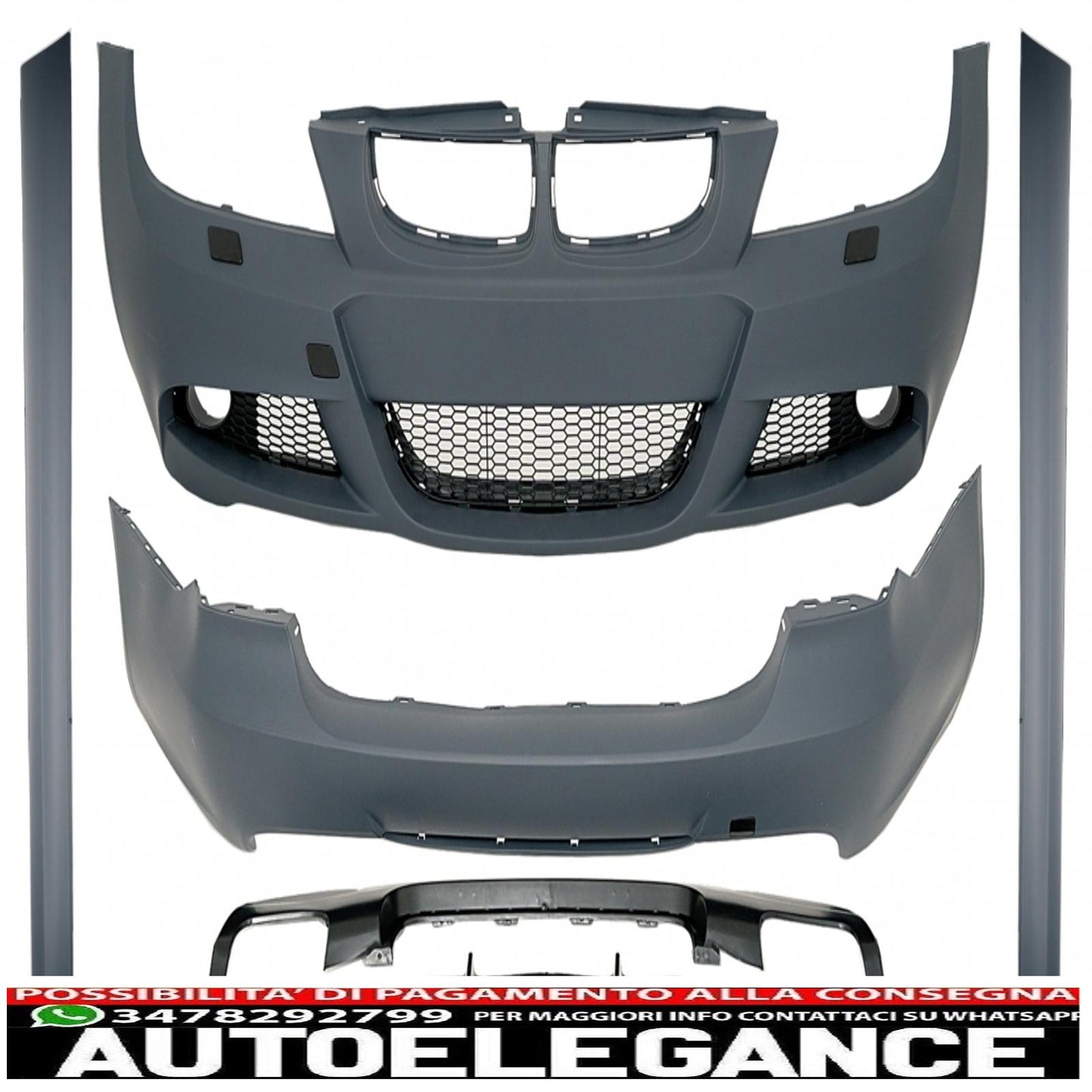 body kit suitable for bmw 3 series e90 (2005-2008) m-technik design 
