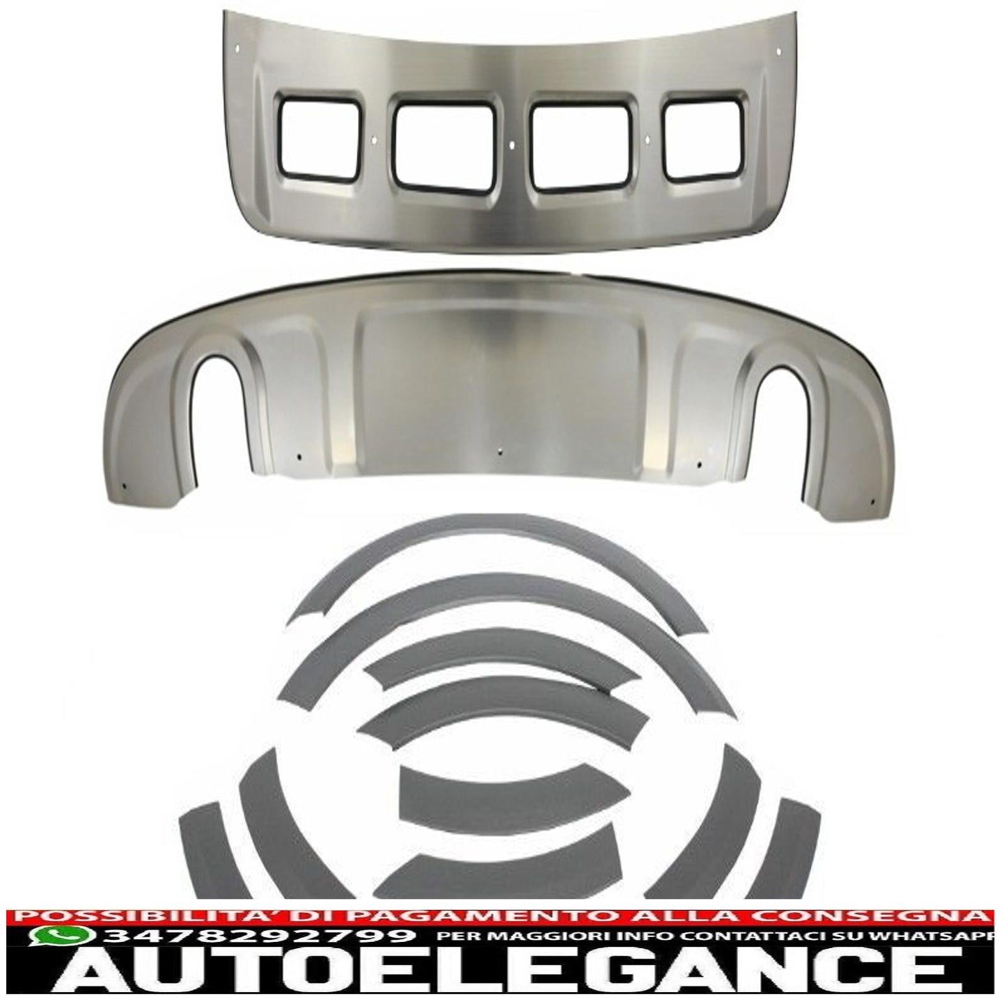 skid plates and mudguards wheel arch extensions off road trims suitable for audi q5 8r (2008-2012) 