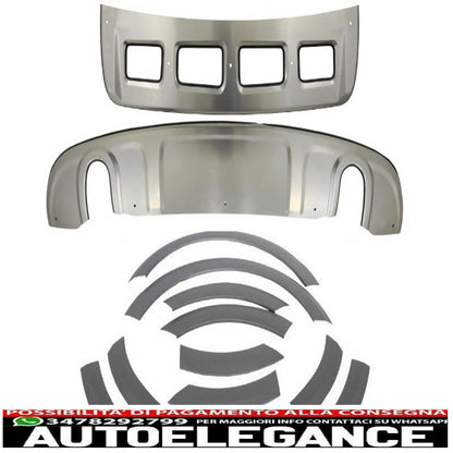 skid plates and mudguards wheel arch extensions off road trims suitable for audi q5 8r (2008-2012) 