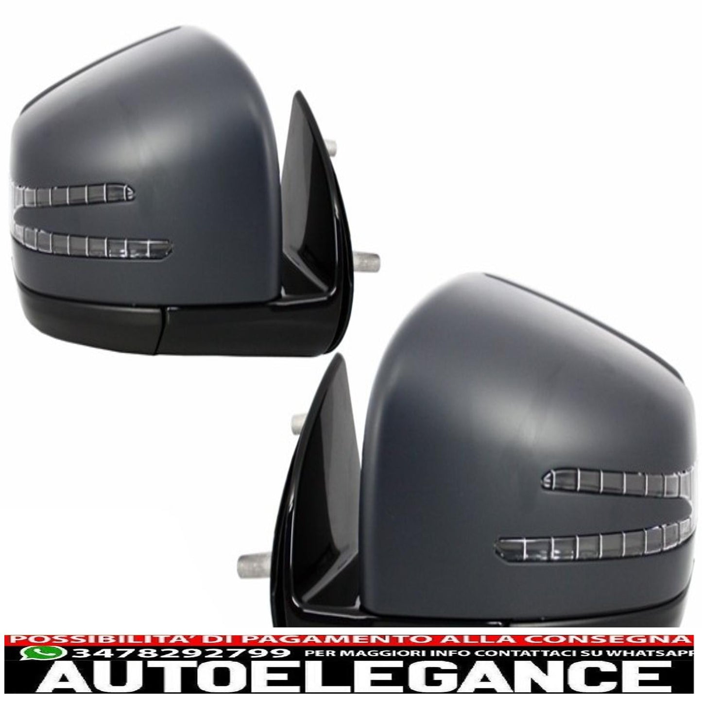 Complete mirror assembly suitable for mercedes ml class w164 (2005-2011) gl class x164 (2006-2012) restyling look