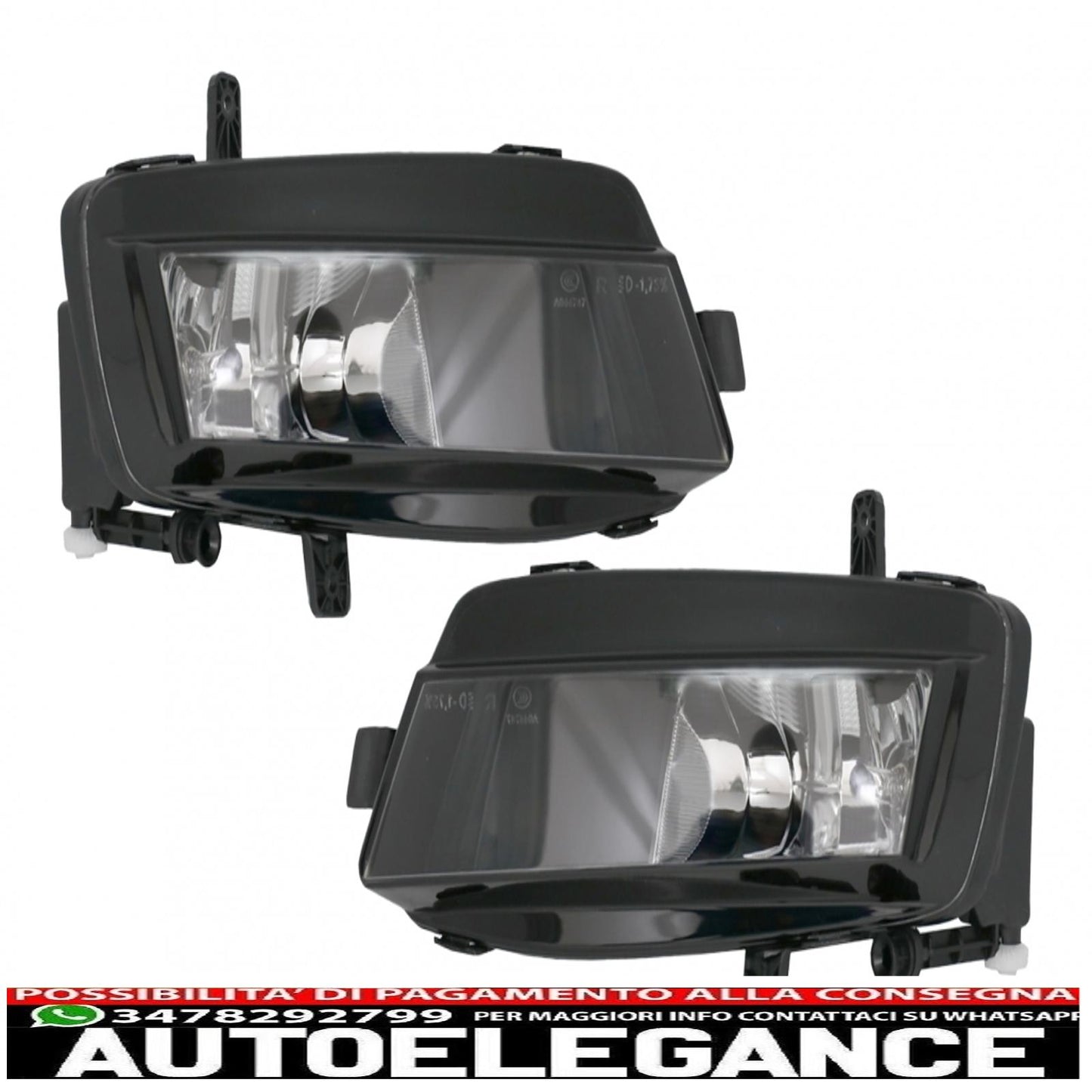 Fog lights suitable for vw golf 7 vii (2013-2017) 