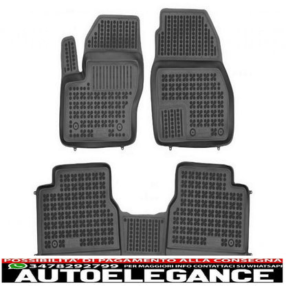 black mat suitable for ford tourneo connect ii 2013 -, ford transit connect ii 2013 -