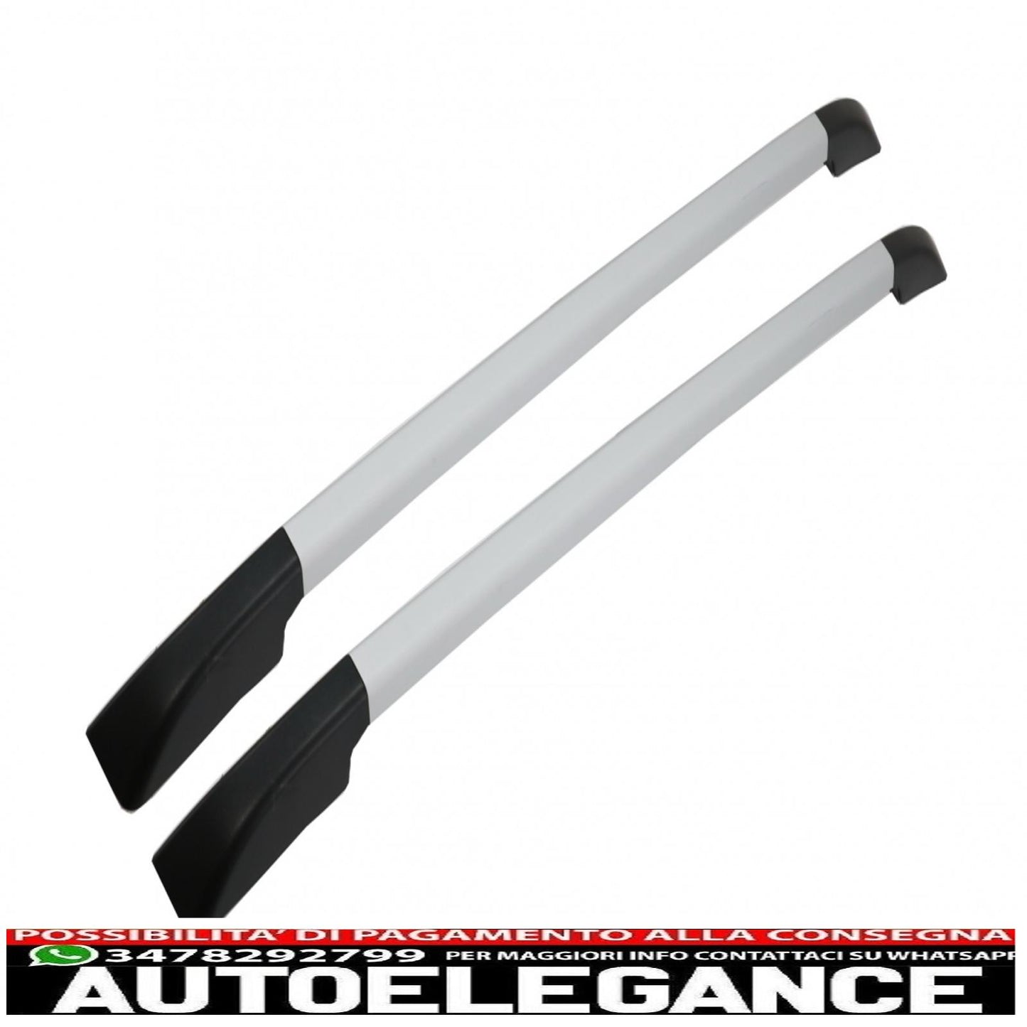 Roof Rack Suitable for Ford Ranger T6 T7 T8 Double Cab (2012-2020) Silver
