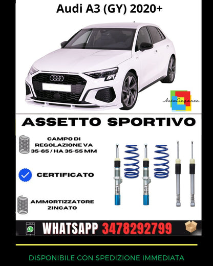 🔥Assetto sportivo ADATTO PER Audi A3 (GY) 35 TFSI/ 40 TFSI 2020+🔥